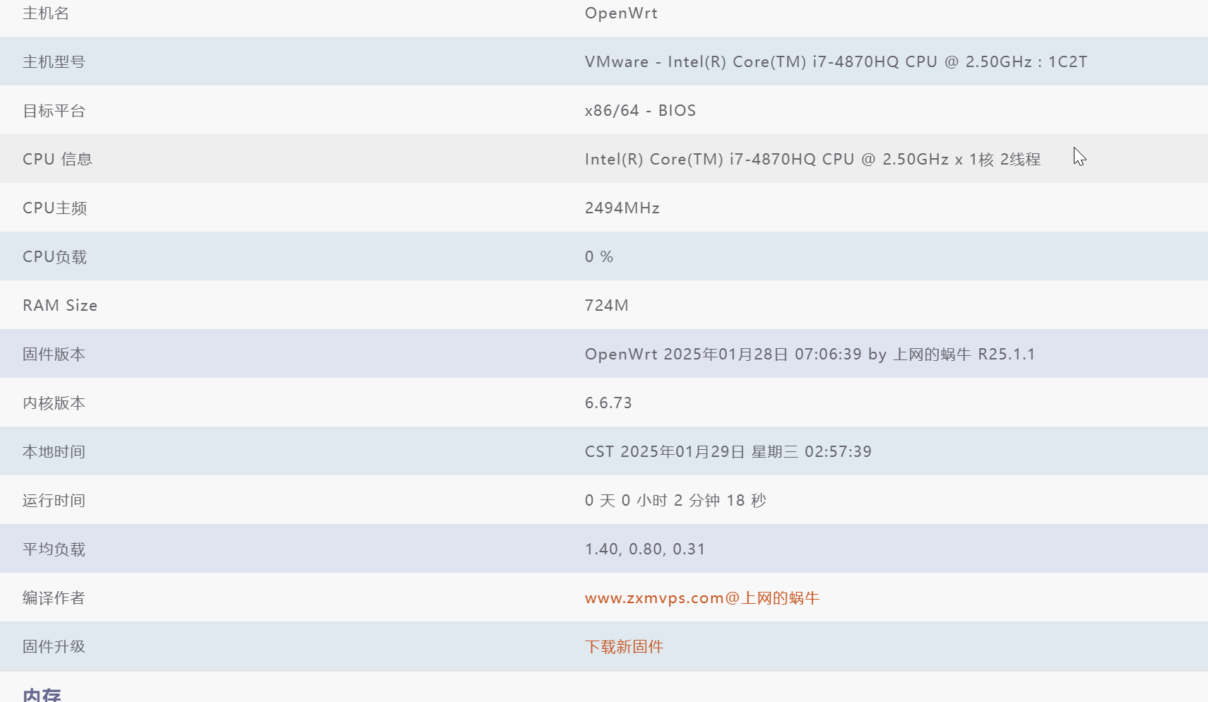 OpenWrt X86自编译自用软路由固件  除夕特别版-上网的蜗牛